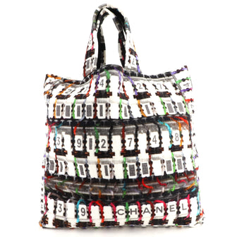 Chanel Beach Tote Printed Terry Cloth Large