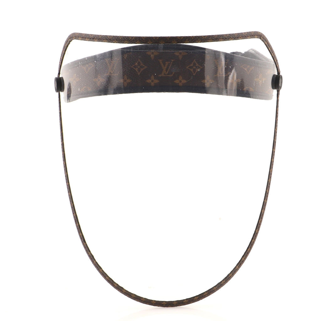 Louis Vuitton Monogram LV Shield Visor, Brown, One Size