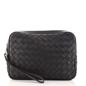 Bottega Veneta Wristlet Clutch Intrecciato Nappa Medium