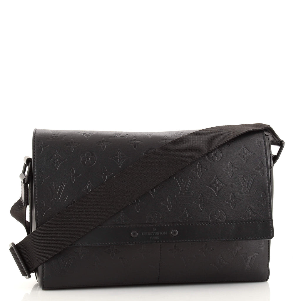 Louis Vuitton Monogram Shadow Sprinter Messenger Bag - Black