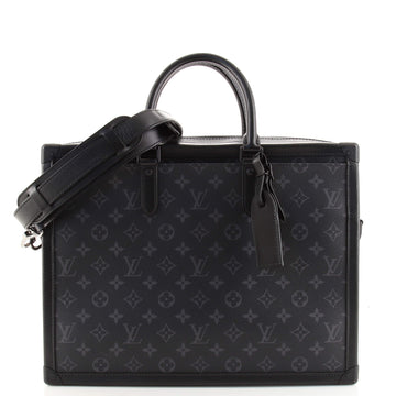 Louis Vuitton Soft Trunk Briefcase Monogram Eclipse Canvas