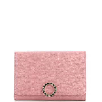 Bvlgari Continental Bifold Wallet Leather Compact