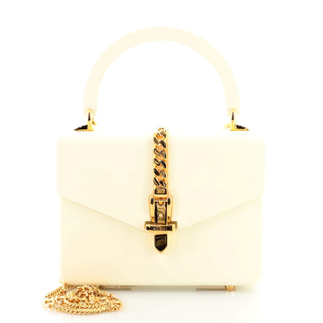 Gucci Sylvie 1969 Top Handle Bag Plexiglass Mini