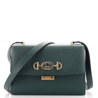 Gucci Zumi Flap Shoulder Bag Leather Small
