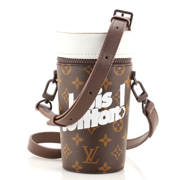 Louis Vuitton Coffee Cup Convertible Pouch Everyday Signature Vintage Monogram Canvas