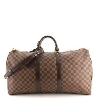 Louis Vuitton Keepall Bandouliere Bag Damier 55