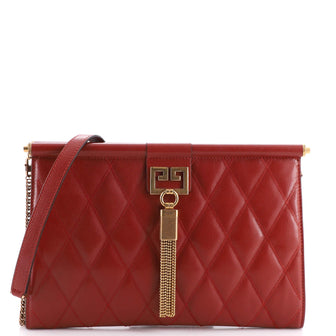 Gem Shoulder Bag Quilted Leather Small