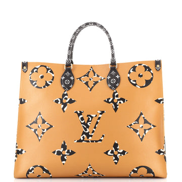 Louis Vuitton OnTheGo Tote Limited Edition Jungle Monogram Giant GM