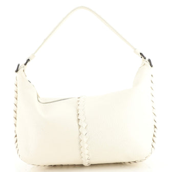 Bottega Veneta Zip Hobo Cervo with Intrecciato Detail Small