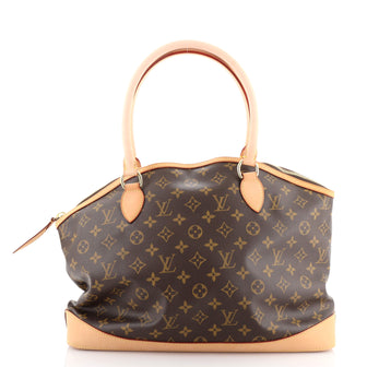 Louis Vuitton Lockit Handbag Monogram Canvas Horizontal