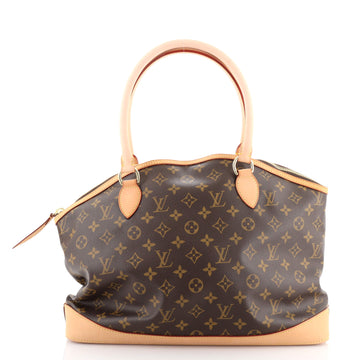 Louis Vuitton Lockit Handbag Monogram Canvas Horizontal