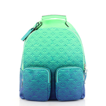 Louis Vuitton Multipocket Backpack Limited Edition Illusion Monogram Taurillon Leather