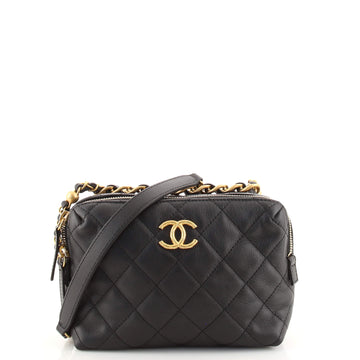 Chanel Bowling Bag Quilted Calfskin Mini