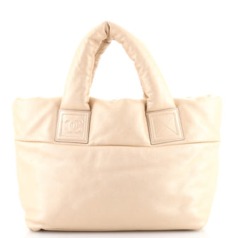 Chanel Coco Cocoon Reversible Tote Quilted Lambskin Small