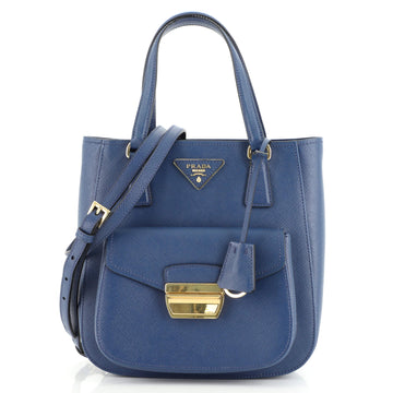 Prada Metropolis Tote Saffiano Leather Small