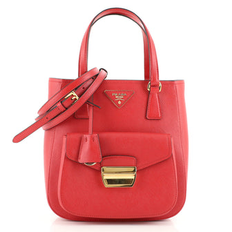 Prada Metropolis Tote Saffiano Leather Small