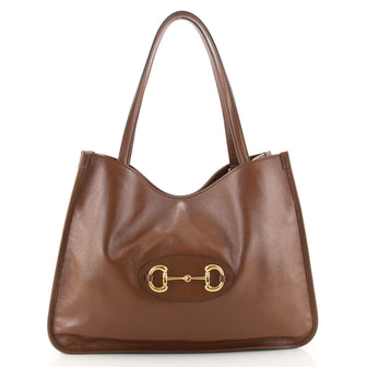 Gucci Horsebit 1955 Tote Leather Medium