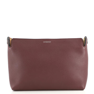 Burberry Zip Clutch Leather Medium