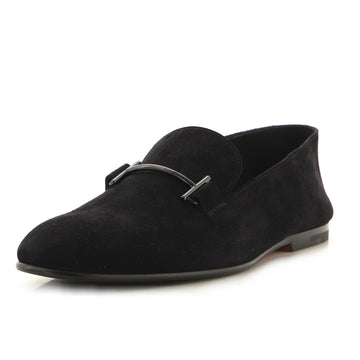 Hermes Men's Saga Loafers Suede