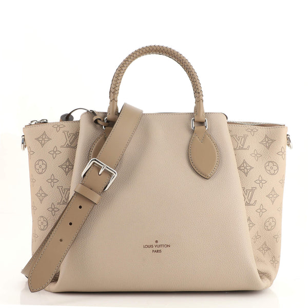 Louis Vuitton Haumea Handbag Mahina Leather Neutral 163115338