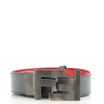 Fendi FF Logo Buckle Reversible Belt Leather Medium