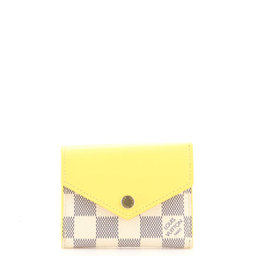 Louis Vuitton Zoe Wallet Damier and Leather