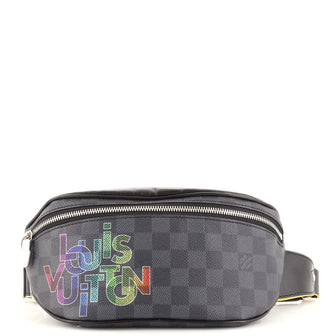 Louis Vuitton Bum Bag Limited Edition 12 Letters Damier Graphite