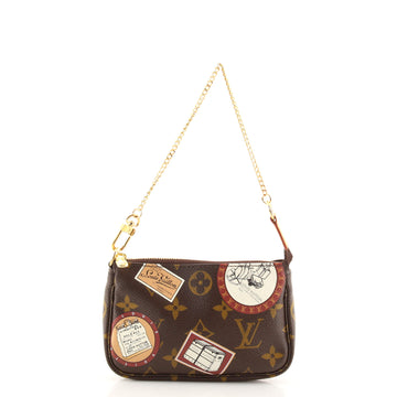 Louis Vuitton Pochette Accessoires Limited Edition Monogram Canvas Mini