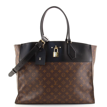 Louis Vuitton City Steamer Handbag Monogram Canvas XXL