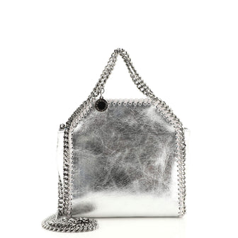 Stella McCartney Falabella Fold Over Crossbody Bag Faux Leather Tiny