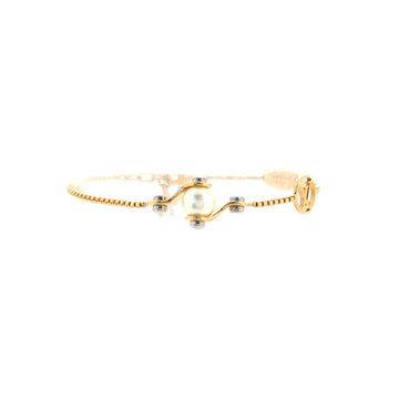 Louis Vuitton Speedy Pearl Bracelet Metal and Faux Pearl