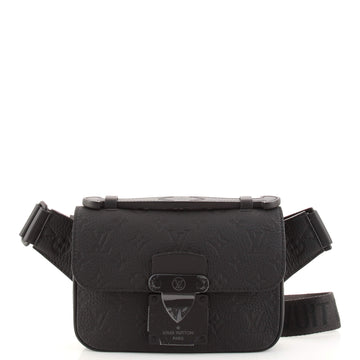 Louis Vuitton S Lock Sling Bag Monogram Taurillon Leather