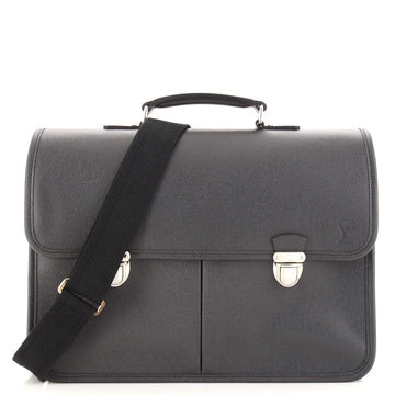 Louis Vuitton Anton Briefcase Taiga Leather