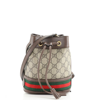 Gucci Ophidia Bucket Bag GG Coated Canvas Mini