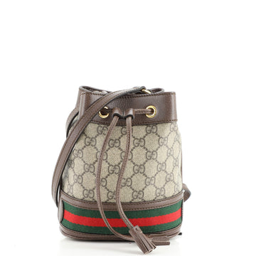 Gucci Ophidia Bucket Bag GG Coated Canvas Mini