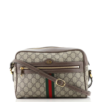 Gucci Ophidia Shoulder Bag GG Coated Canvas Small