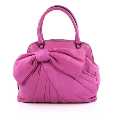 Valentino Bow Bondage Bag Nappa Leather