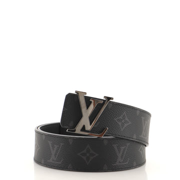 Louis Vuitton LV Initiales Reversible Belt Monogram Eclipse Canvas Wide