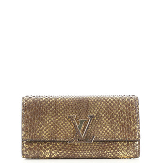 Louis Vuitton Capucines Wallet Python