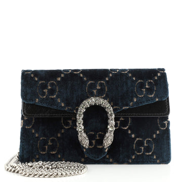 Gucci Dionysus Bag GG Velvet Super Mini