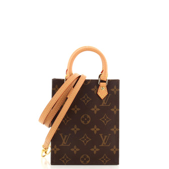Louis Vuitton Petit Sac Plat Bag Monogram Canvas