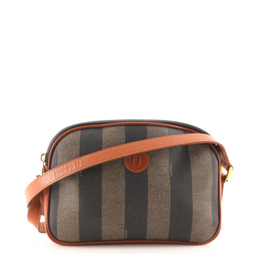 Fendi Vintage Pequin Crossbody Coated Canvas Small