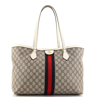 Gucci Ophidia Shopping Tote GG Coated Canvas Medium