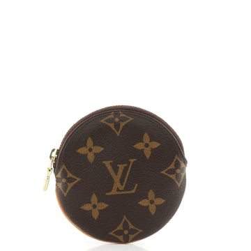 Louis Vuitton Round Coin Purse Monogram Canvas