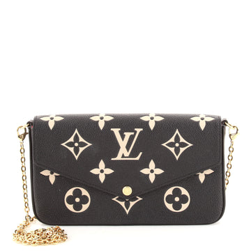 Louis Vuitton Felicie Pochette Bicolor Monogram Empreinte Giant
