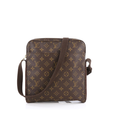 Louis Vuitton Trotteur Beaubourg Handbag Monogram Canvas Brown