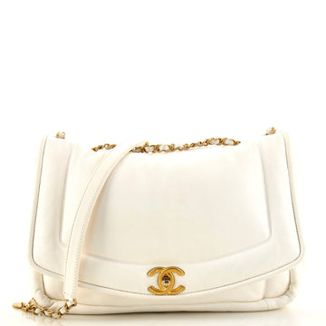 Chanel Vintage Puffy Flap Bag Lambskin Large