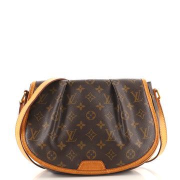 Louis Vuitton Menilmontant Handbag Monogram Canvas PM