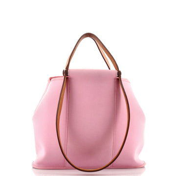 Hermes Cabag Handbag Toile and Leather 32