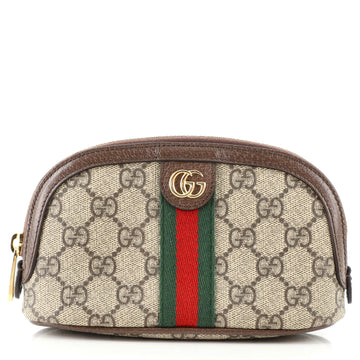 Gucci Ophidia Cosmetic Case GG Coated Canvas Medium